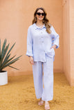 Ring Detail Top (Powder Blue)