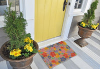 Pastel Bloom Floral Doormat