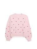 Hearts Sweater - Blush