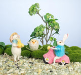 Straw Hat Mouse with Chick