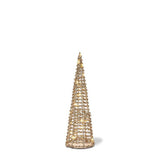 Small Ribbon Cone Tree with 20 LED Lights