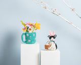 Kitten & Flowers in Mug