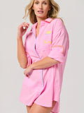 Cover-Up Shirt "Vacay" - Pink