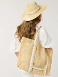 Tote & Hat Set "Bride" Natural