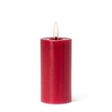 LED Pillar Candle - Red 2x4"H