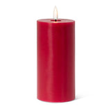 LED Pillar Candle - Red 3x6"H