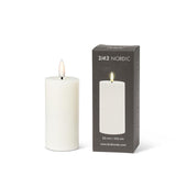 LED Pillar Candle - Sand 2x4"H