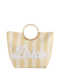 Tote "Bride" Stripped Natural