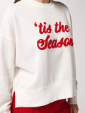 Tis The Season/Fa La La Relaxed Sweatshirt - Ivory