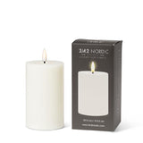 LED Pillar Candle - Sand 3x5"H