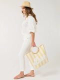 Tote "Bride" Stripped Natural