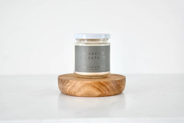 Tobacco & Leather Soy Wax Candle