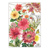 Dahlias Kitchen Towel