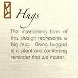 Hugs Drop Earring Small ss/14k