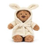 Jellycat Bartholomew Bear With Bunny Bathrobe