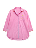 Cover-Up Shirt "Vacay" - Pink