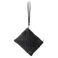 Brandon Small Woven Tote - Black Onyx