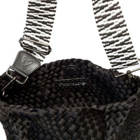 Brandon Small Woven Tote - Black Onyx