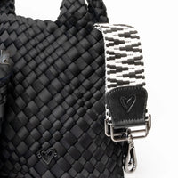 Brandon Small Woven Tote - Black Onyx