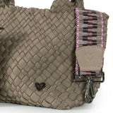 Brandon Small Woven Tote - Buff