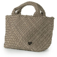 Brandon Small Woven Tote - Buff