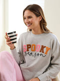 "Spooky Season" Relaxed Sweatshirt -  Grey