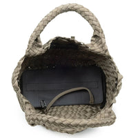 Brandon Small Woven Tote - Buff