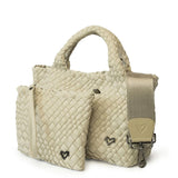 Brandon Small Woven Tote - Khaki