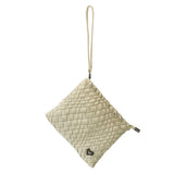 Brandon Small Woven Tote - Khaki