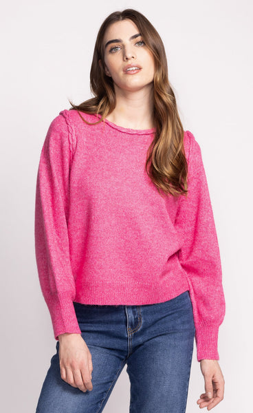 Audrey Sweater - Fuschia