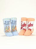 "I Call The Shots Now/ It's Baby Time" Baby Socks