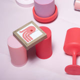 Cherry + blush | stegg | silicone unbreakable highball glasses