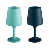 Mist + ink | swepp | silicone unbreakable wine glasses