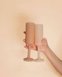 Wheat + oat | seff | silicone unbreakable champagne flute
