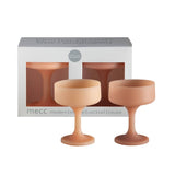 Wheat + oat | mecc |  silicone unbreakable cocktail glasses