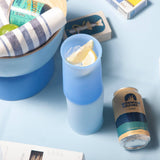Sky + kingfisher | stegg | silicone unbreakable highball glasses