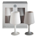 Blanc + dove | swepp | silicone unbreakable wine glasses