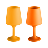 Buttermilk + cantaloupe | swepp | silicone unbreakable wine glasses