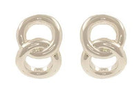 Shiny Silver Fantastic Link Earrings