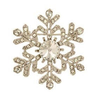 Snowflake Crystal Brooch/Pendant