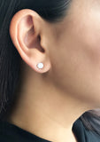 Perfect Imitation Diamond Stud Earrings