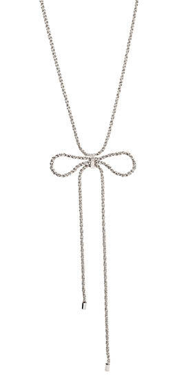 Necklace Mid-Length with Bow Tie