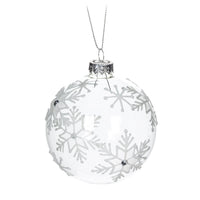 Snowflake Ball Ornament