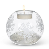 Snowflake & Snow Ball Votive Holder