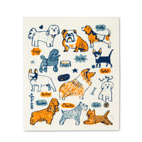 Dogs & Names Dishcloths Set/2