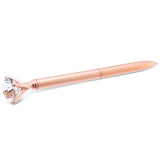 Rosegold Pen with Large Gem