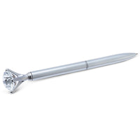 Silver Pen with Large Gem