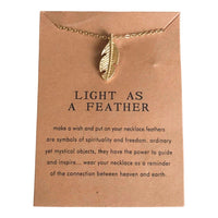 Light As A Feather Necklace