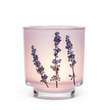 Frosted Votive w/Pressed Flowers