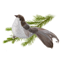 Glitter Birdclip Ornament